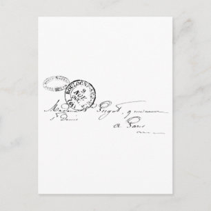 Von Paris aus Postkarte