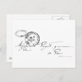 Von Paris aus Postkarte (Vorne/Hinten)
