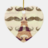 Von Paris mit dem Schnurrbart Keramikornament (Hinten)