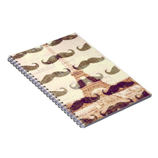 Von Paris mit dem Schnurrbart Notizblock (Rechte Seite)