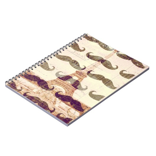 Von Paris mit dem Schnurrbart Notizblock (Linke Seite)