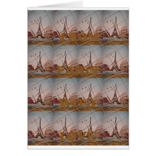 Von Paris mit Liebe blauen Himmelsfarben