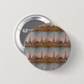 Von Paris mit Liebe blauen Himmelsfarben Button (Vorne & Hinten)