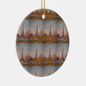 Von Paris mit Liebe blauen Himmelsfarben Keramik Ornament (Rechts)