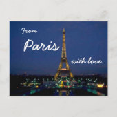 Von Paris mit Liebe - Postkarte (Vorderseite)