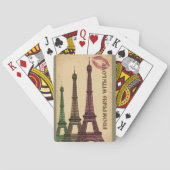 Von Paris mit Liebe Spielkarten (Rückseite)