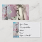 Von Paris mit Liebe Visitenkarte (Vorne/Hinten)