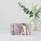 Von Paris mit Liebe Visitenkarte (Stehend Vorderseite)