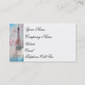 Von Paris mit Liebe Visitenkarte (Rückseite)