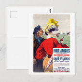 Von Paris nach London Postkarte (Vorne/Hinten)