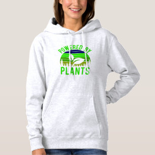Von Pflanzen angetrieben Lustig Grüner Veganer Vin Hoodie