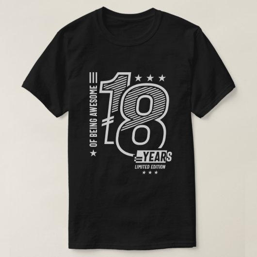 von Phantastischen 18 Jahren - 18. Geburtstag T-Shirt (Design vorne)