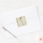 Von Phila nach Annapolis Maryld 53 Quadratischer Aufkleber (Umschlag)