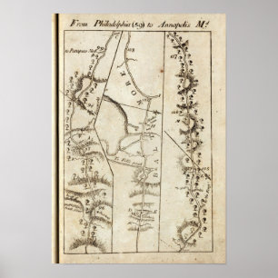 Von Philadelphia nach Annapolis Md 59 Poster