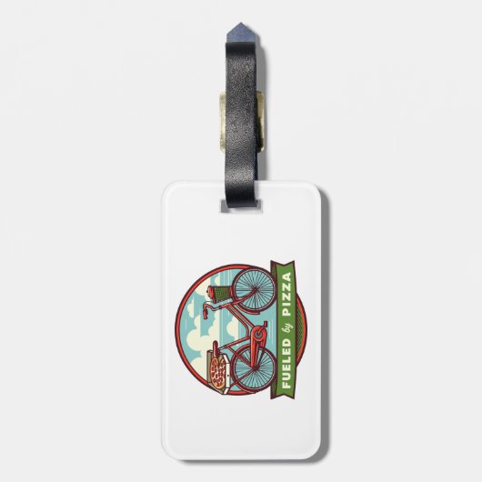 Von Pizza Bike angetrieben Gepäckanhänger (Rückseite vertikal)