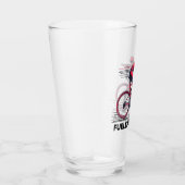 Von Pizzagyklist gespeist Glas (Rechts)