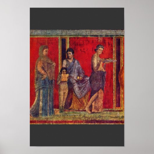 Von Pompejanischer Maler Um 60 V. Chr. Poster (Vorne)