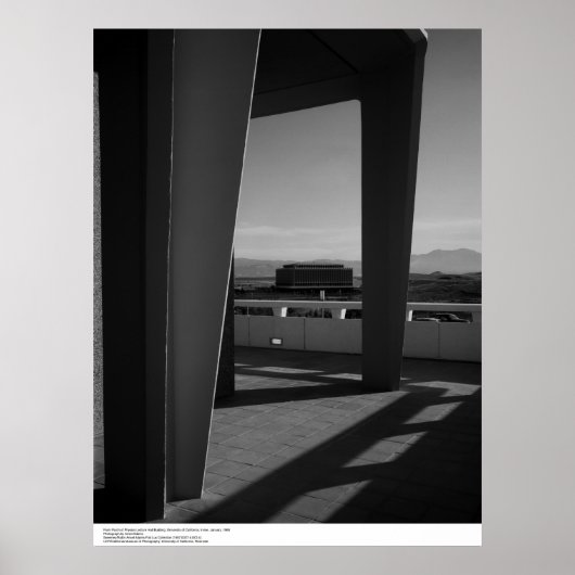 Von Porch of Physics Lecture Hall Gebäude Poster (Vorne)