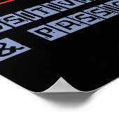 Von Positivität und Leidenschaft angetrieben Poster (Ecke)