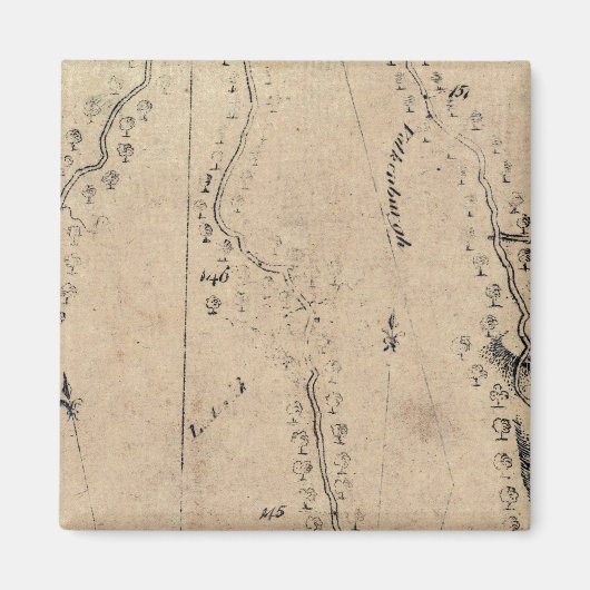 Von Poughkeepsie nach Albany 25 Magnet (Vorne)