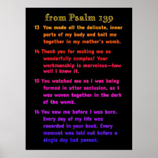 von Psalm 139 Poster
