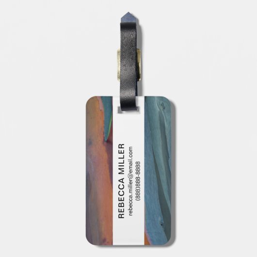  von Rainbow-Gum Gepäckanhänger (Rückseite vertikal)