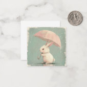 Von Raindrops zu den Reflektionen: Bunny Creative Mitteilungskarte (Vorderseite/Rückseite Beispiel)