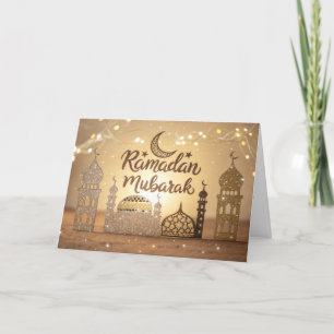 Von Ramadan inspiriert elegante Festbilder Feiertagskarte
