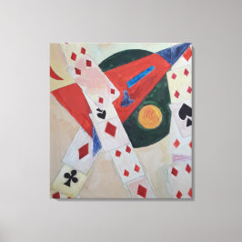 Von Raphael С Anossa gemalte, lebendige Kubismus-K Leinwanddruck