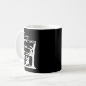 Von Raucher Hot Coon Hunter Funny Raccoon Hun eing Kaffeetasse (Vorderseite Links)