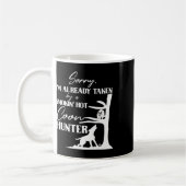 Von Raucher Hot Coon Hunter Funny Raccoon Hun eing Kaffeetasse (Links)