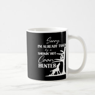 Von Raucher Hot Coon Hunter Funny Raccoon Hun eing Kaffeetasse