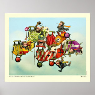 VON RICHTHOFENS DREIERTER FLYING CIRCUS POSTER