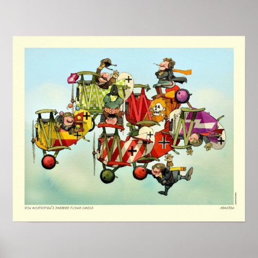 VON RICHTHOFENS DREIERTER FLYING CIRCUS POSTER (Vorne)