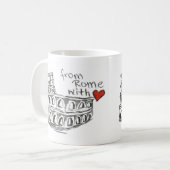 Von Rom mit Liebe Kaffeetasse (Vorderseite Links)