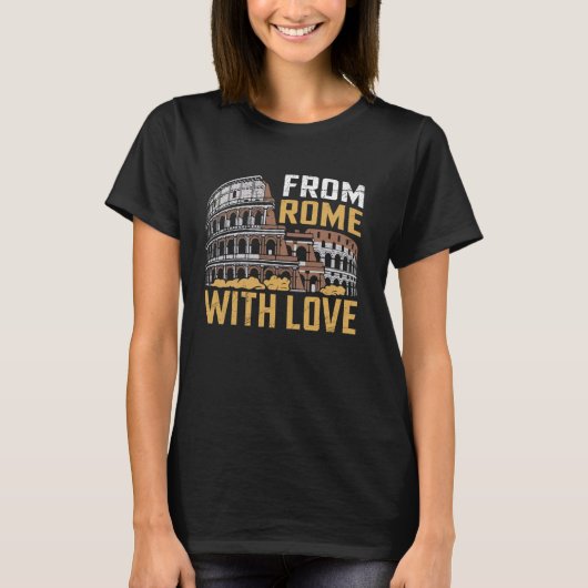 Von Rom mit Liebe Römisches Reich T-Shirt (Vorderseite)