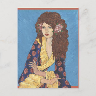 von Rose und Königinnen aus Kohl Postkarte
