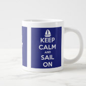  von Ruhe und Segel auf Blue Jumbo Tasse (Rechts)