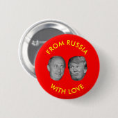 VON RUSSLAND MIT LIEBE BUTTON (Vorne & Hinten)