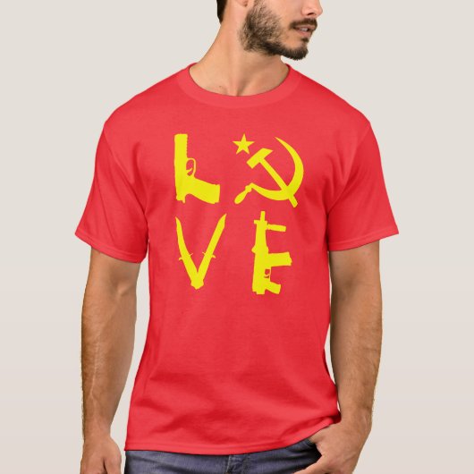 Von Russland w/LOVE T-Shirt (Vorderseite)