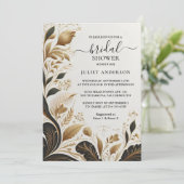 Von Rustic Fiesta Rustic Bold Spanisches Brautpart Einladung (Stehend Vorderseite)