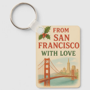 Von San Francisco aus mit Liebe - Weihnachten Schlüsselanhänger