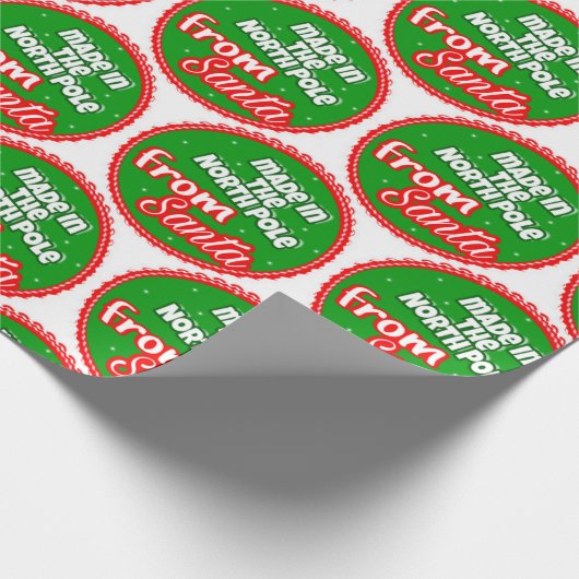 Von Sankt Geschenkpapier (Ecke)