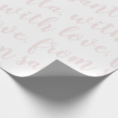 von Sankt mit Liebe erröten Sie Geschenkpapier (Ecke)