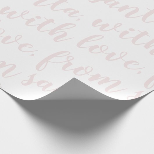 von Sankt mit Liebe erröten Sie Geschenkpapier (Ecke)