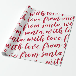von Sankt mit Lieberot Geschenkpapier
