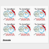 Von SANTA Christmas Sticker - SRF (Blatt)