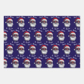 Von Santa Claus Geschenkverpackung, benutzerdefini Geschenkpapier Set (Vorderseite 2)