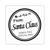 Von Santa Claus North Pole Offizielle Post Gummistempel (Prägung)