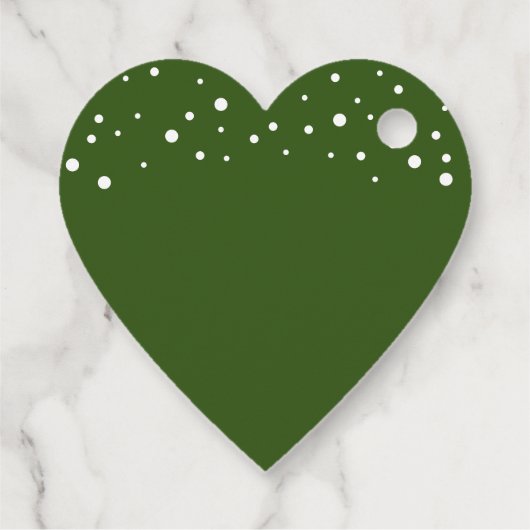 Von Santa Personalisiert Green Weihnachtsgeschenk- Geschenkanhänger (Rückseite)